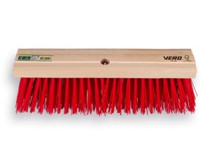 VERO Straatbezem 41 cm rood PPN 41cm