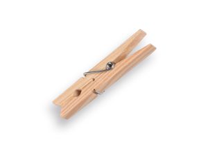 Houten wasknijpers per 48 stuks