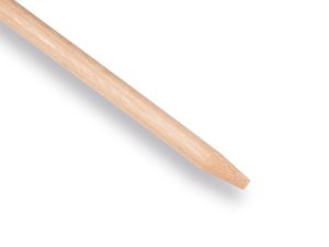 Schoffelsteel 160 cm x 3,2 cm. met hilt en excentrische punt.