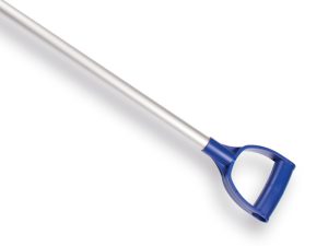 Allesruimer 18 tands 33 cm breed blauw met aluminium steel en D-handvat.