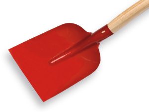 Betonschop rood gehard met steel 110 cm