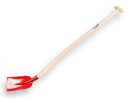 Betonschop rood gehard met steel dubbel extra gebogen