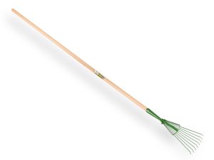Bladhark Profi 15 cm met 8 verenstalen tanden met steel
