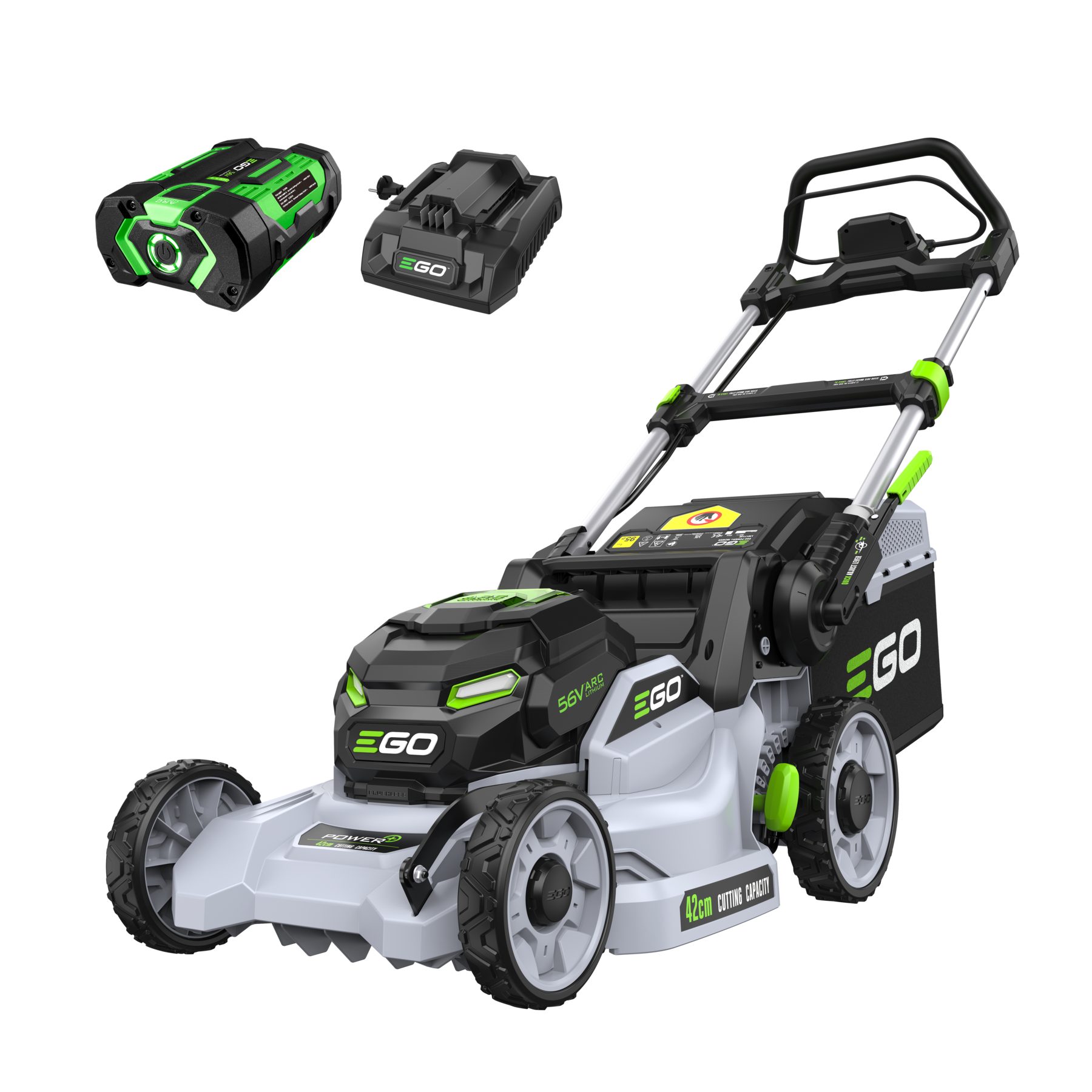 EGO LM1711E Accu Grasmaaier 42 cm met Accu en Lader