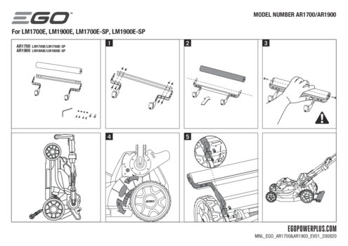 EGO grasroller AR1700 42 cm beschrijving