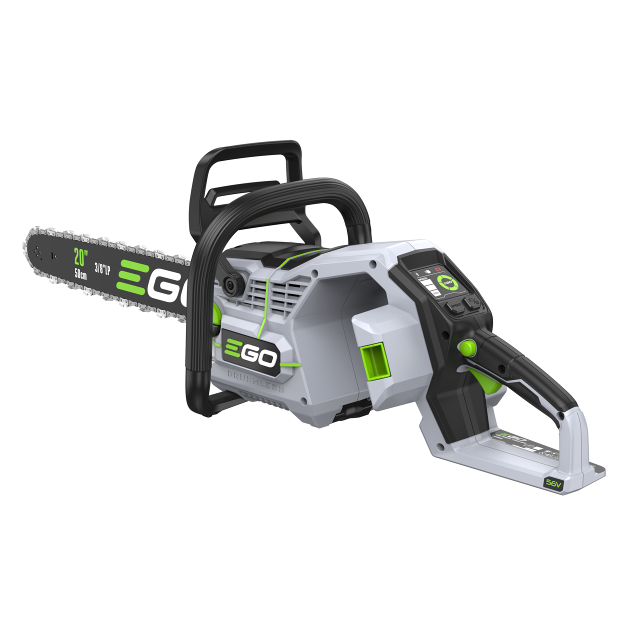 Ego accu kettingzaag CS2000E achterkant