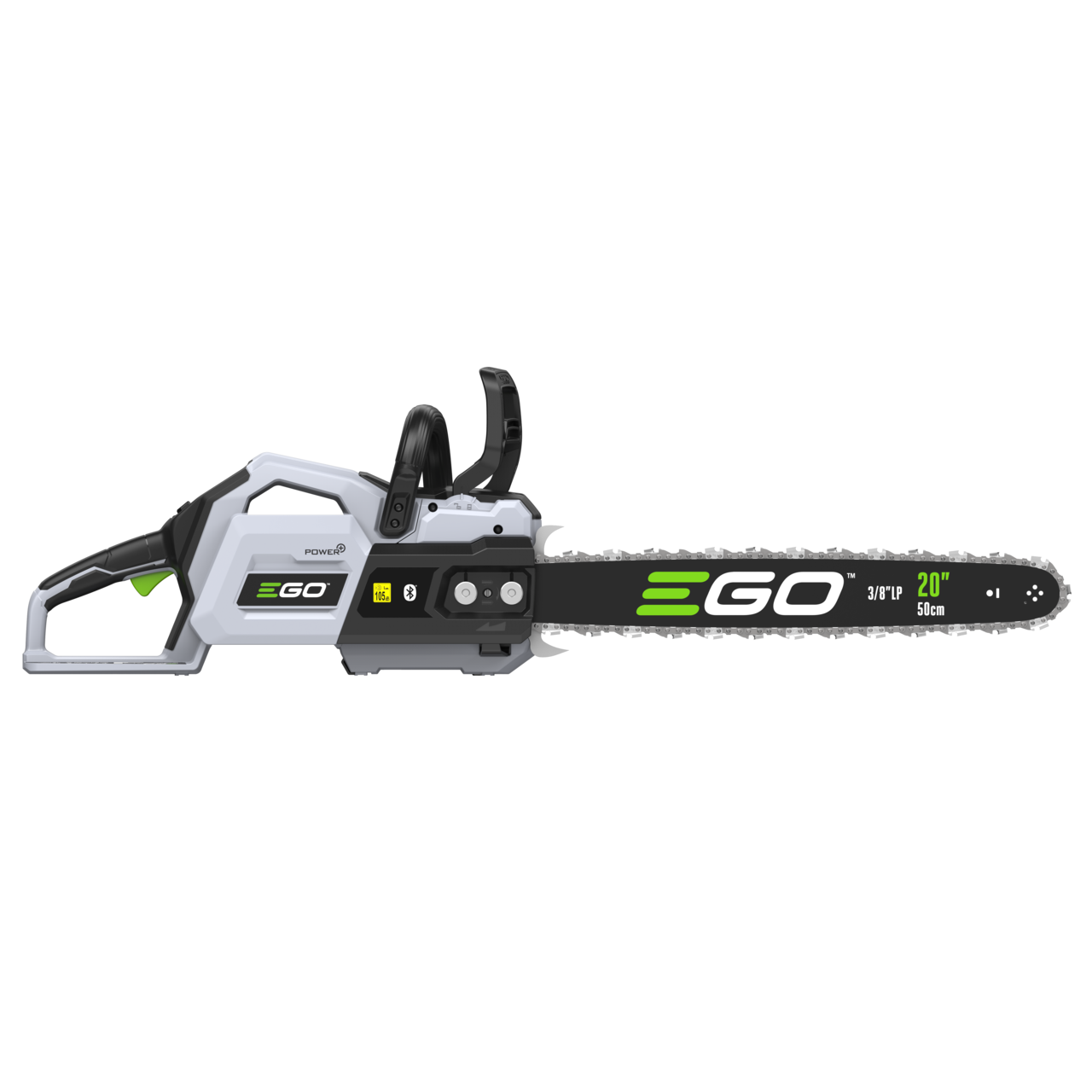 Ego accu kettingzaag CS2000E zijkant 2