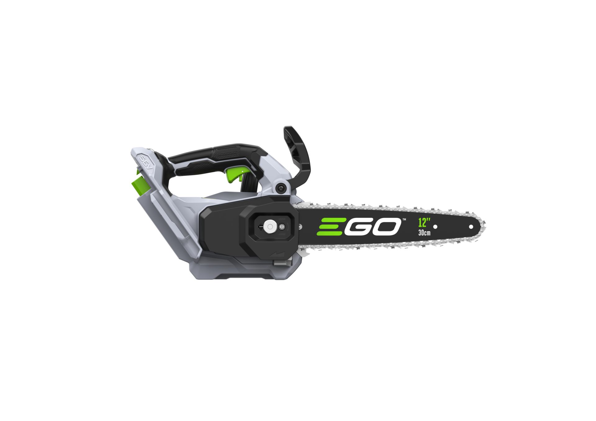 Ego accu tophendel kettingzaak CS1200E zijkant