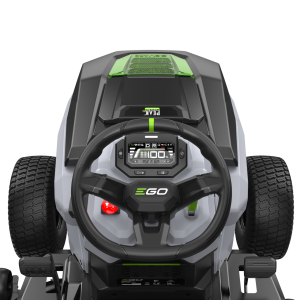EGO TR3801E-B Accu Zitmaaier met Opvangbak 98 cm Incl. 4x 10Ah Accu