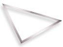 Haakse hoek 120x120 cm opvouwbaar aluminium met tas