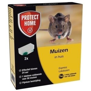 Lokdoos muizen 2x