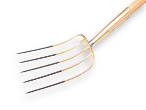 Mestvork 5 tands met T-steel 90 cm
