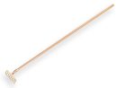 Offner Tuinhark 8 tands 19 cm brons met steel