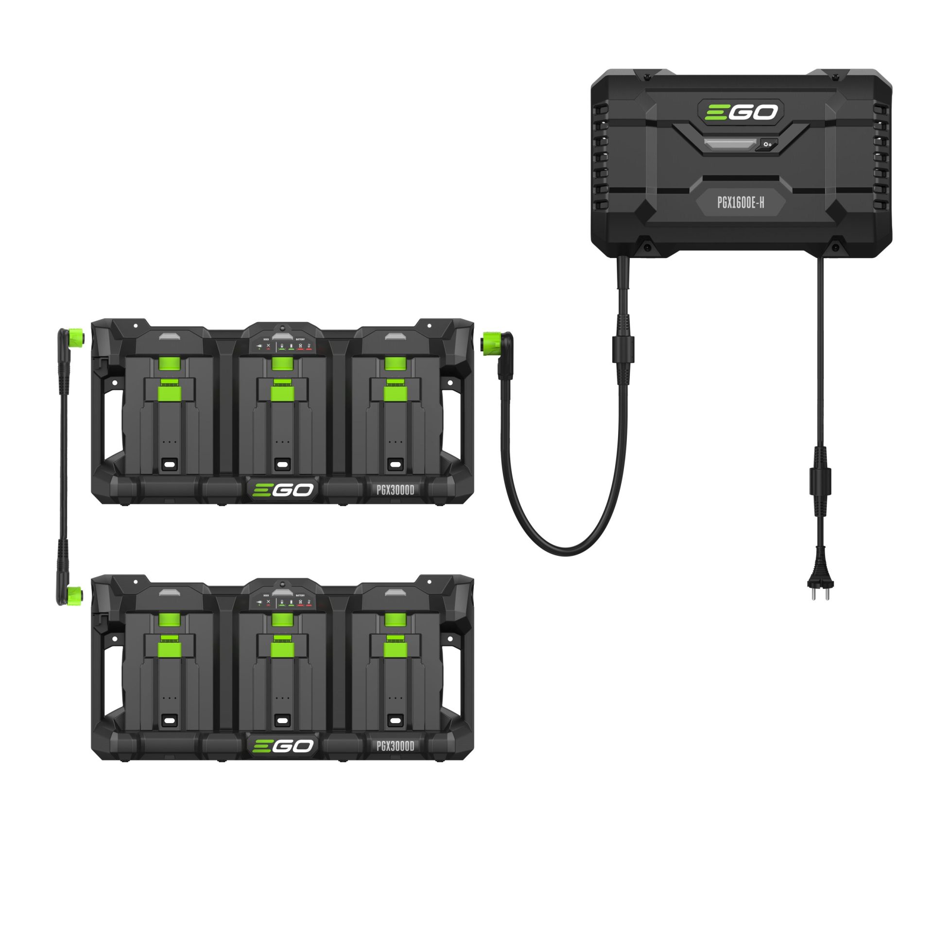 EGO PGX1601E-H Lader met 2 Docking Units