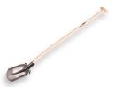 Schep met steel 110cm met opstap 780530