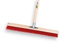 SOLIDE stalbezem rood 80 cm PPN met stokhouder en steel