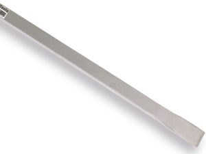 Stootijzer 140cm 28mm rond onderstuk 50 cm vierkant.